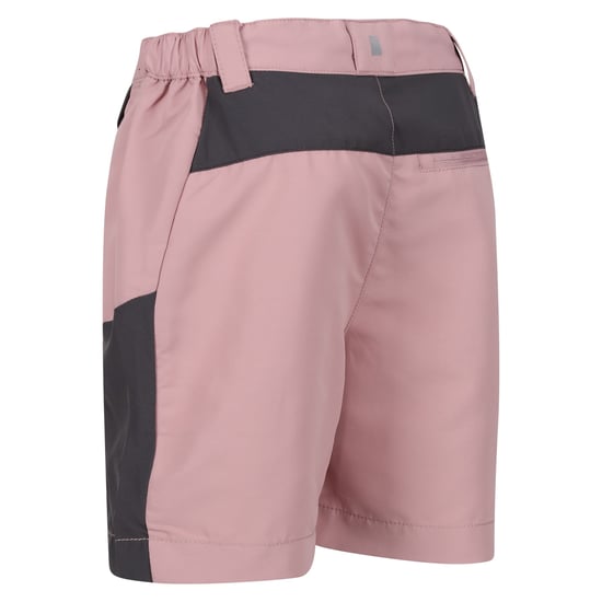 Regatta Childrens/Kids Sorcer Mountain III Shorts (Dusky Rose/Seal Grey)