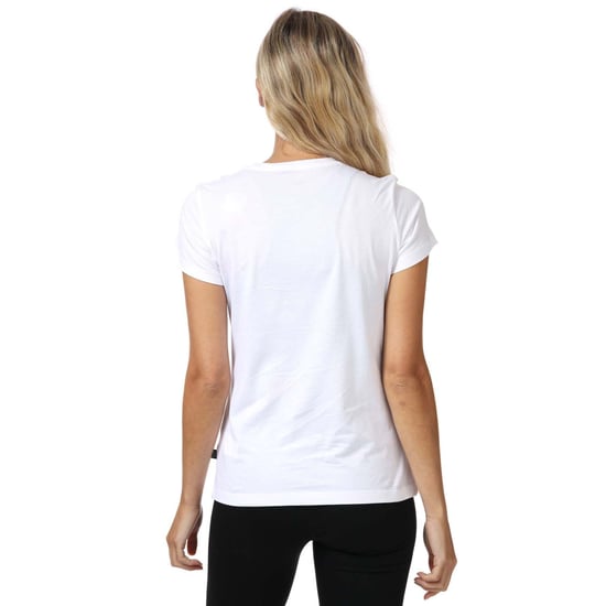 Women's Puma Essentials Small Logo T-Shirt in White