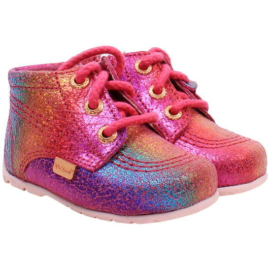 Kickers Hi B Enkellaarsjes Kinderen Roze - Image 1
