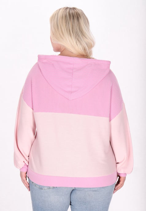 Mymo Plussize sweatshirt vrouwen roze - Image 4