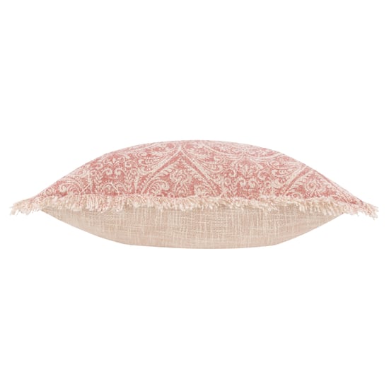 Paoletti Durelle Damask Fringed Cushion Cover