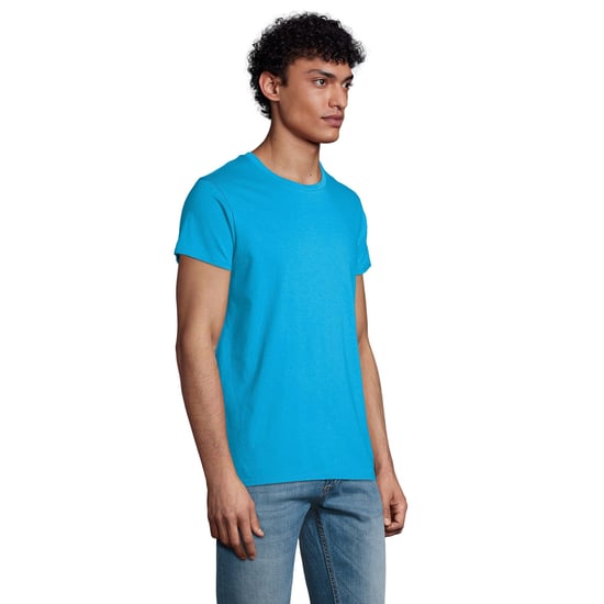 SOLS Heren Crusader Organisch T-shirt (Aqua Blauw) - Image 5