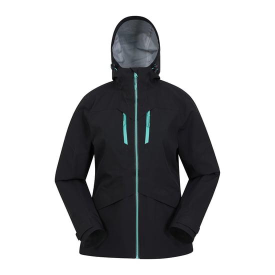 Mountain Warehouse Dames/Dames Rhine Extreme 3-laags waterdicht jack (Zwart) - Image 1