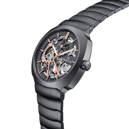 Heritor Automatic Magnus Stainless Steel-Band Watch