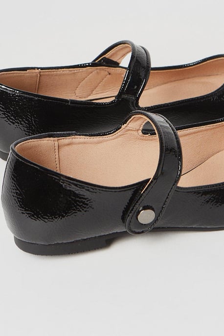 Paulette Square Toe Mary Jane Ballet Flats