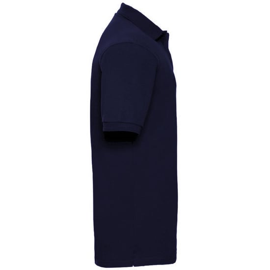 Russell Heren Ripple Collar & Manchet Poloshirt met korte mouwen (Franse marine) - Image 3
