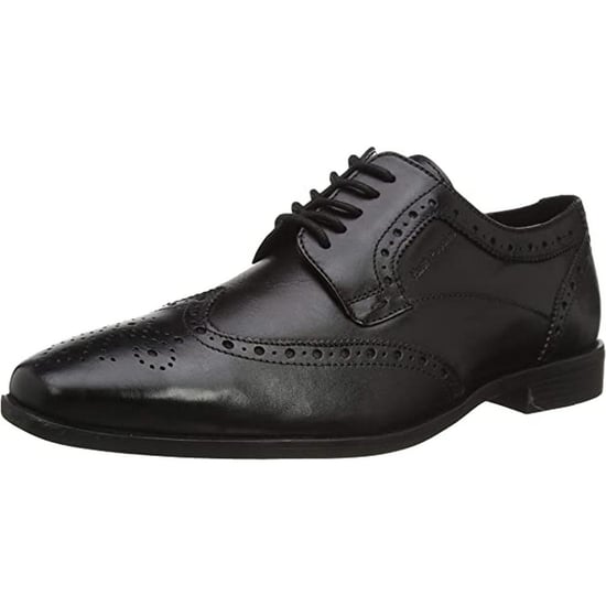 Hush Puppies Jongens Elliot Leren Brogues (Zwart) - Image 1