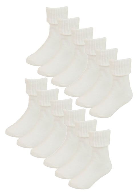 Set van 6 babysokken van katoen met omgeslagen bovenkant - Room - Image 1