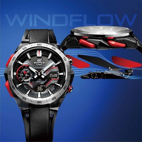 Casio Edifice Heren Zwarte Horloge ECB-2200P-1AEF - Image 4
