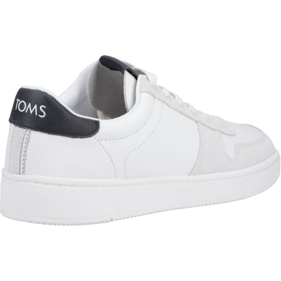 TOMS TRVL Lite Court Leather Heren Wit/Zwart Trainers - Image 2