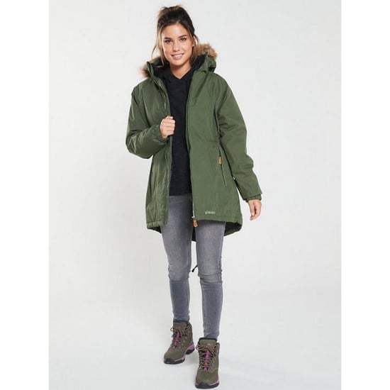 Trespass - Dames Celebrity Geïsoleerd Extra Lange Parka Jas (Mos groen) - Image 3