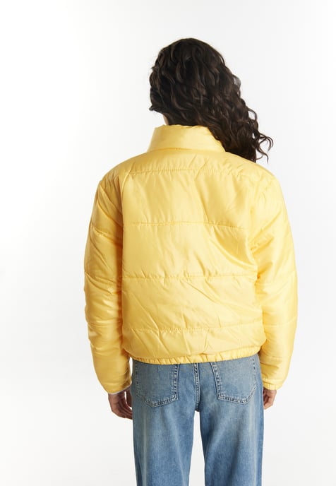 Mymo Licht gewatteerd blousonjack Dames lichtgeel - Image 4