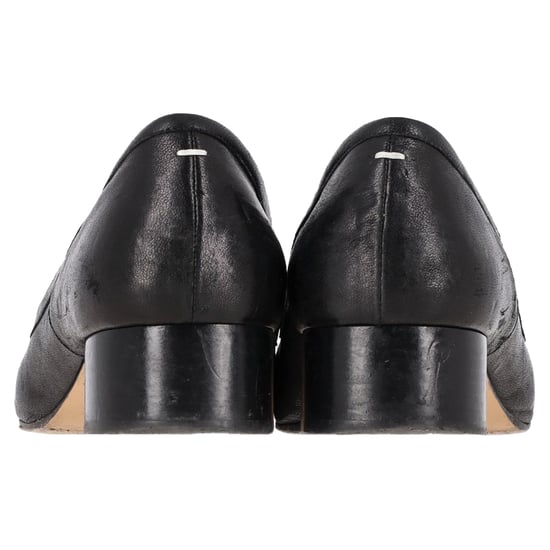 Maison Margiela Tabi 30 Ballerina Pumps in Black Leather - Image 5