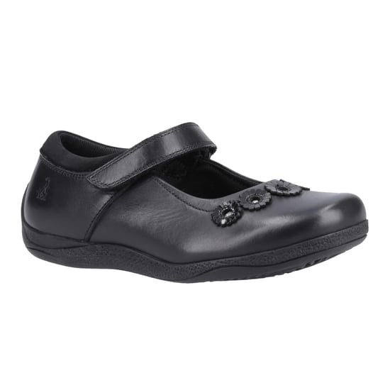 Hush Puppies Meisjes Christina Leren Schoolschoenen (Zwart) - Image 4