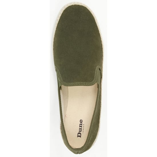 Dune Francisco Suède Heren Khaki Sportschoenen - Image 4