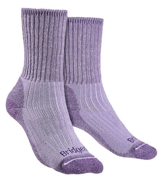 Bridgedale - Dames Wandeling Middelgewicht Merino Wol Sokken - Violet - Image 1