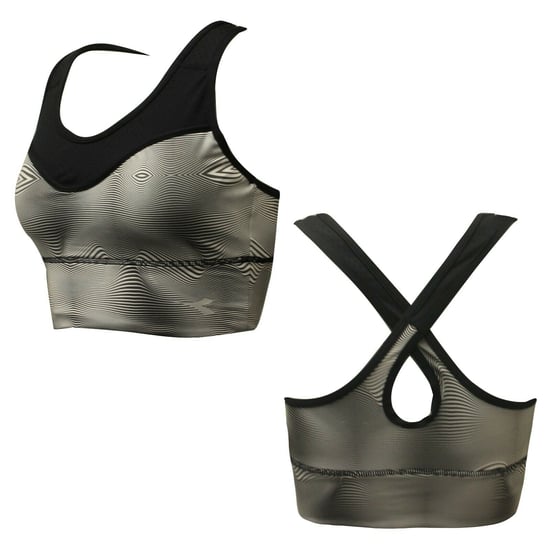 Diadora Supportive Womens Black Sports Bra