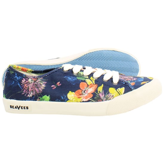 Seavees Monterey Trina Turk Dames Navy Plimsolls - Image 4