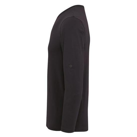 Premier Heren Long John Roll Tee (Zwart) - Image 3