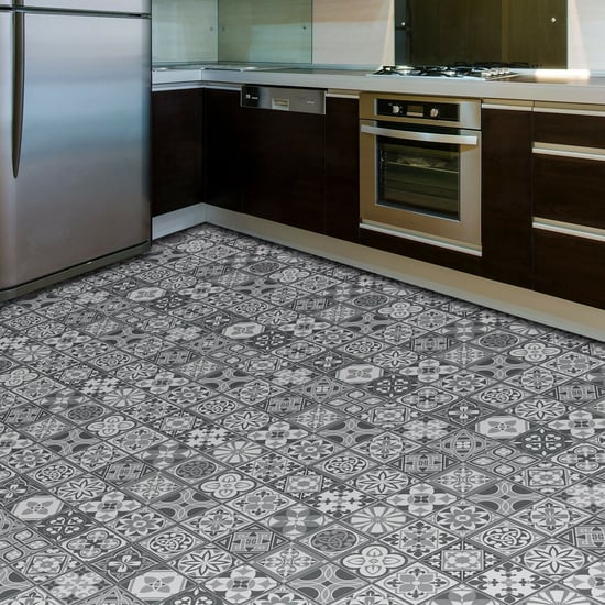 Purbeck Stone Tiles Floor Stickers 120cm x 60 cm, Kitchen, Bathroom, Living room, Self-adhesive