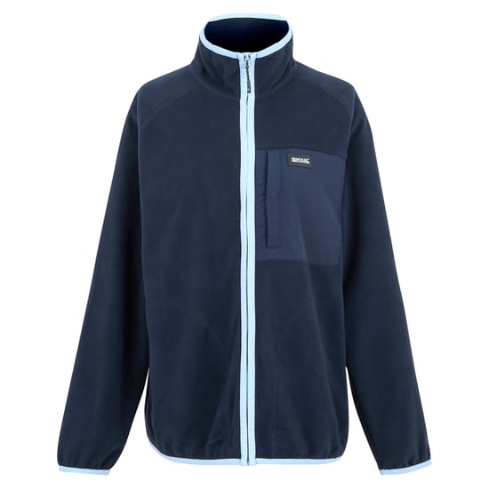 Regatta Dames/Dames Lilana Full Zip Fleecejack (Marine/Chambrayblauw) - Image 1