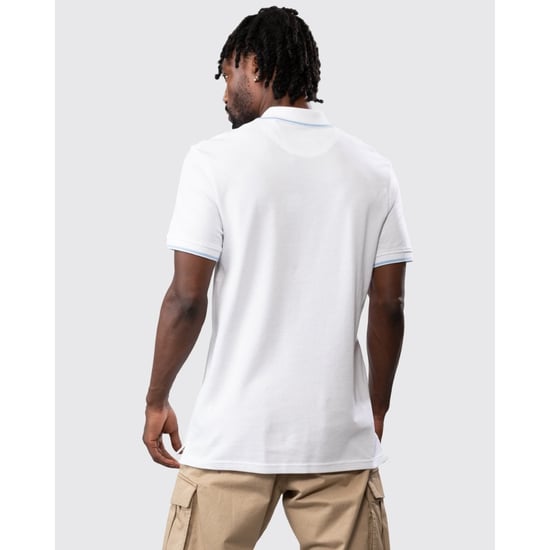 Lyle & Scott getipt poloshirt in wit - Image 2