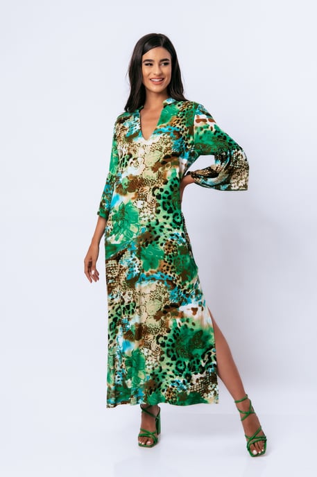 Animal Print kaftan stijl maxi jurk - Image 5
