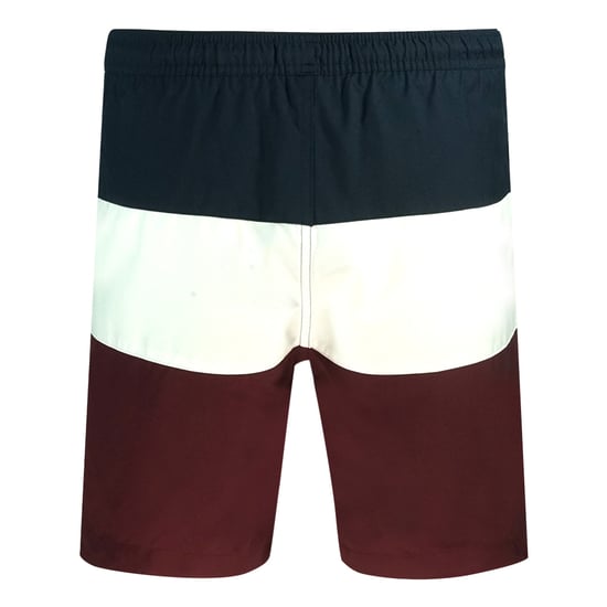 Fred Perry Colour Block S8510 122 Burgundy Swim Shorts
