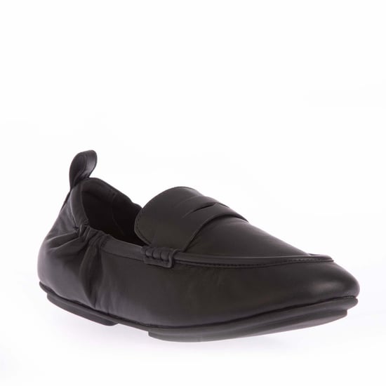 Women's Fit Flop Allegro Leather Penny Loafers in Black