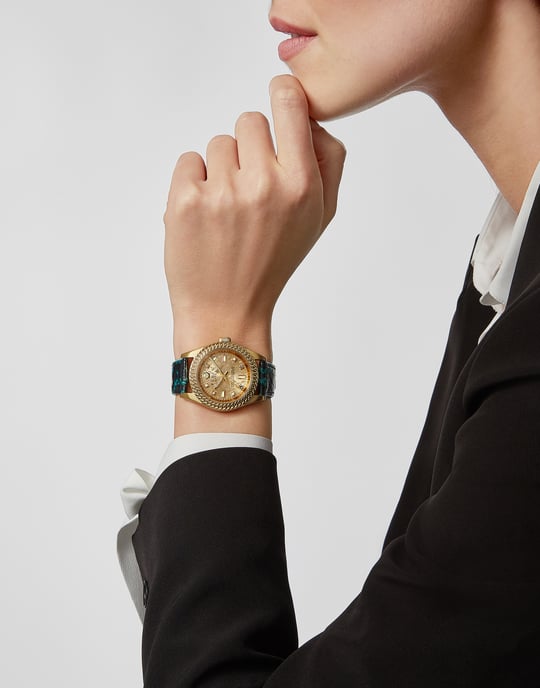 Philipp Plein Queen Dames Horloge Blauw PWDAA0221 - Image 3