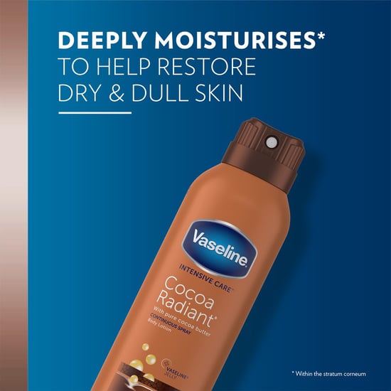Vaseline Intensive Care Spray Moisturiser Cocoa Radiant 190 ml, 6 Pack