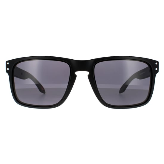 Oakley Rectangle Heren Matte Zwart Prizm Grijze Zonnebril - Image 1