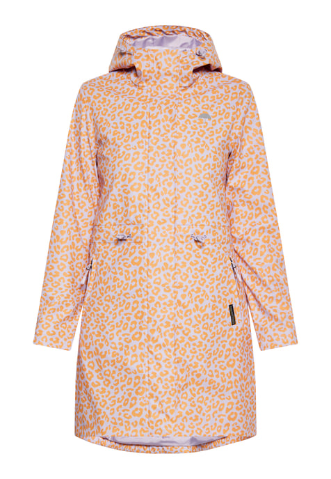 Schmuddelwedda regenparka Dames Pastel Lavendel Oranje Leeuw - Image 1