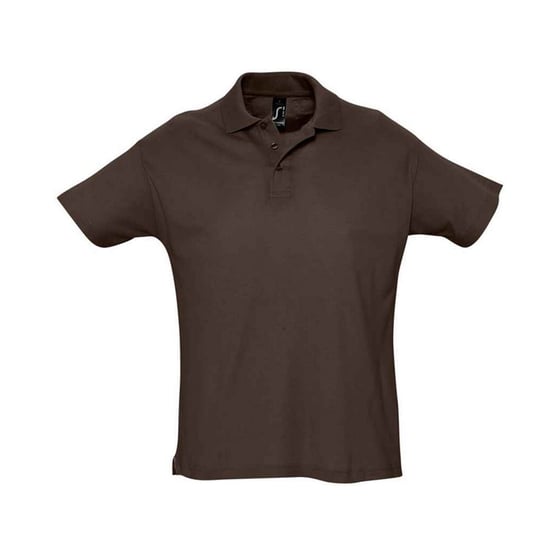 SOLS Heren Zomer II Poloshirt (Chocolade) - Image 1