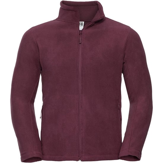 Russell Heren Full Zip Outdoor Fleece Jacket (Bourgondië) - Image 2