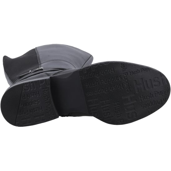 Hush Puppies Victoria Leren Vrouwen Laarzen Zwart - Image 3