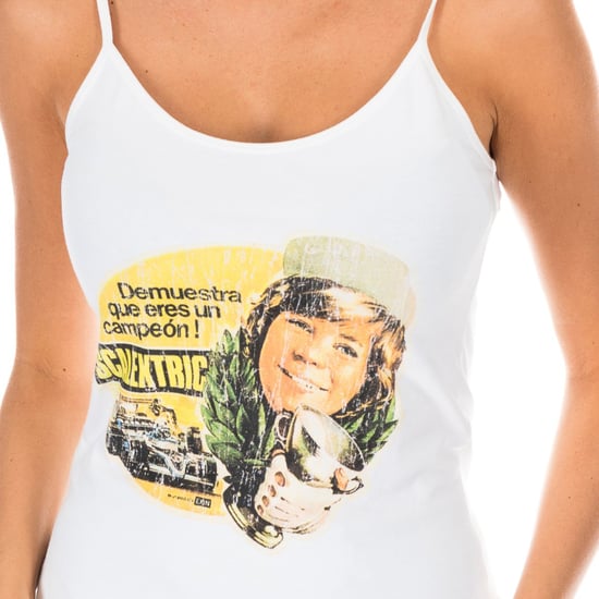 Thin tank top with round neckline ADM0027 woman