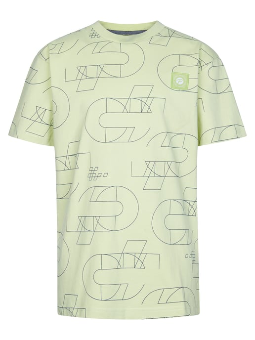 Petrol Industries - Jongens All-over Print T-shirt Marlinview - Groen - Image 1