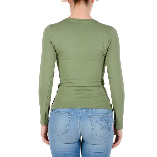 Andrew Charles By Andy Hilfiger Womens LS T-Shirt TS602 031002 Phenix Green