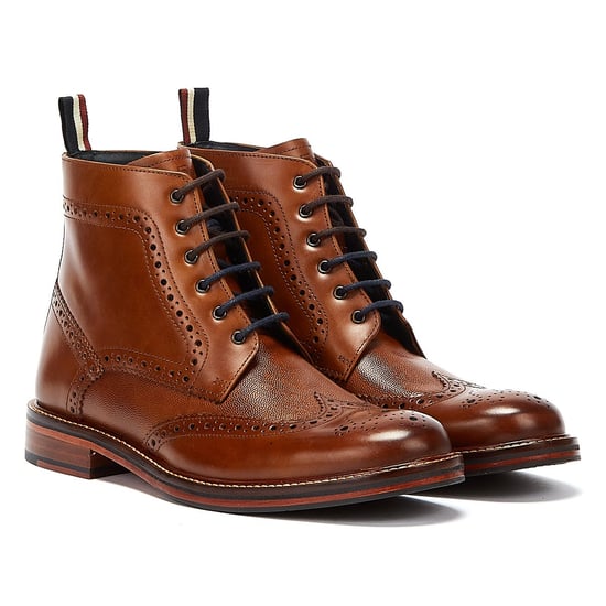 Ben Sherman Alfred Brogue Heren Tan Laarzen - Image 1