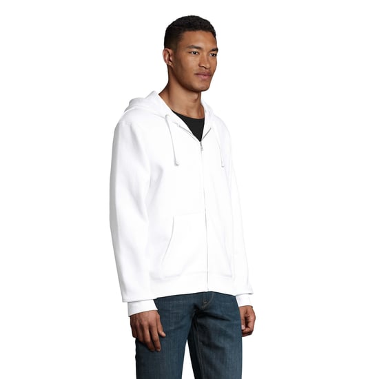 SOLS Heren Spike Full Zip Hoodie (Wit) - Image 3