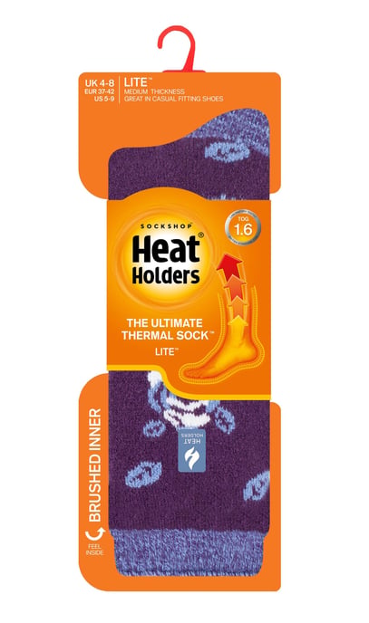 Heat Holders Lite - Geïsoleerde thermo damessokken - Pruim (Rome) - Image 2