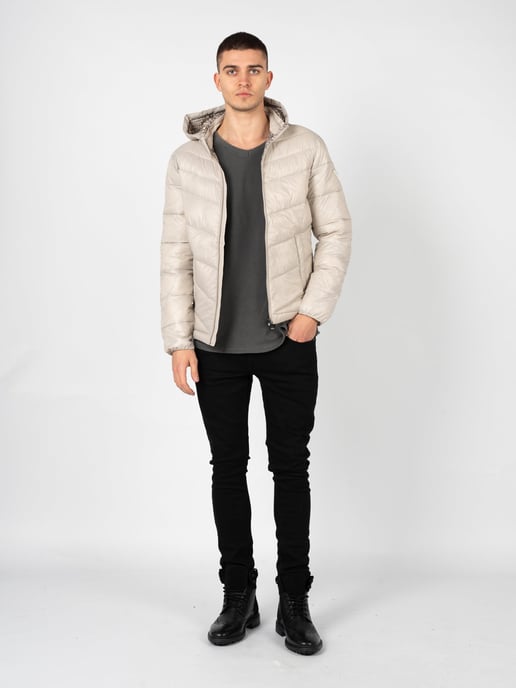 Guess jas Down Jkt Mannen Grijs - Image 2