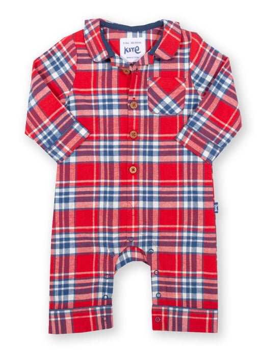 Kite Clothing Plaid Romper