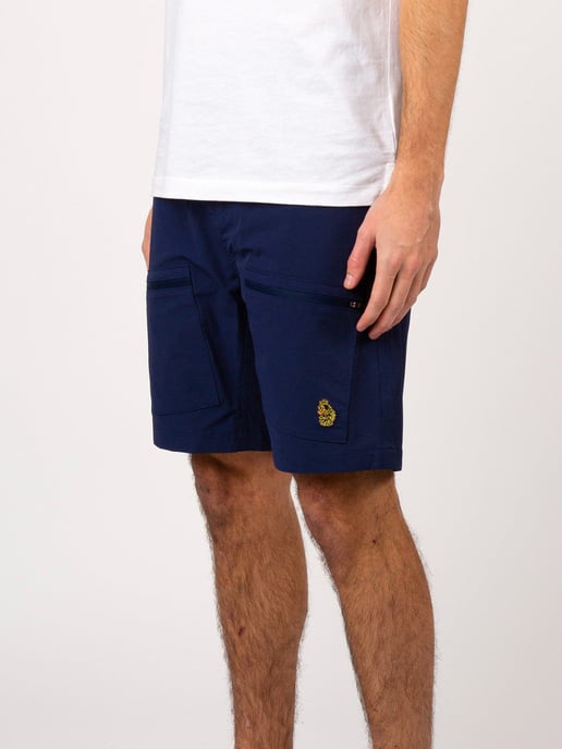 Luke 1977 Men's Acetate Nylon Outdoor Shorts in Navy