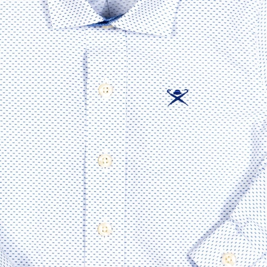 Boy's long-sleeved shirt with lapel collar HK301027