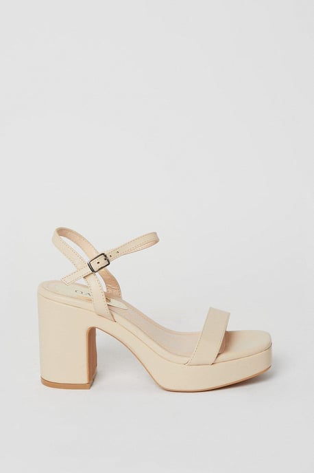 Maddie Platform High Block Heeled Sandals - Image 2