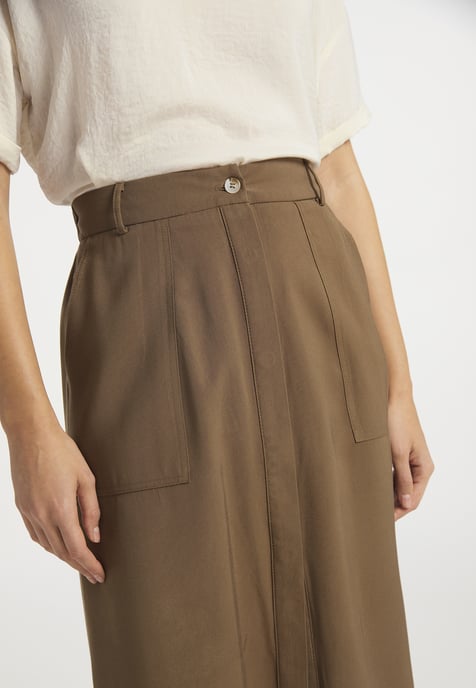 Dreimaster Casual rok Dames olijf - Image 5