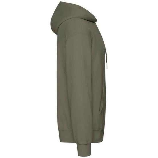 Fruit of the Loom Volwassenen Unisex klassiek sweatshirt met capuchon (Klassieke Olijf) - Image 3