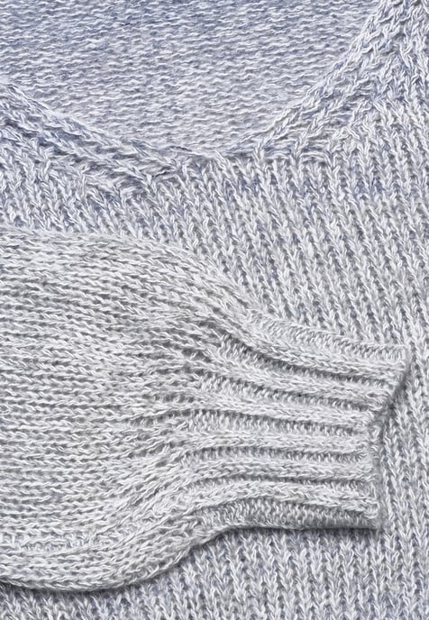 Mymo Jumper Dames Blauw wol wit - Image 3